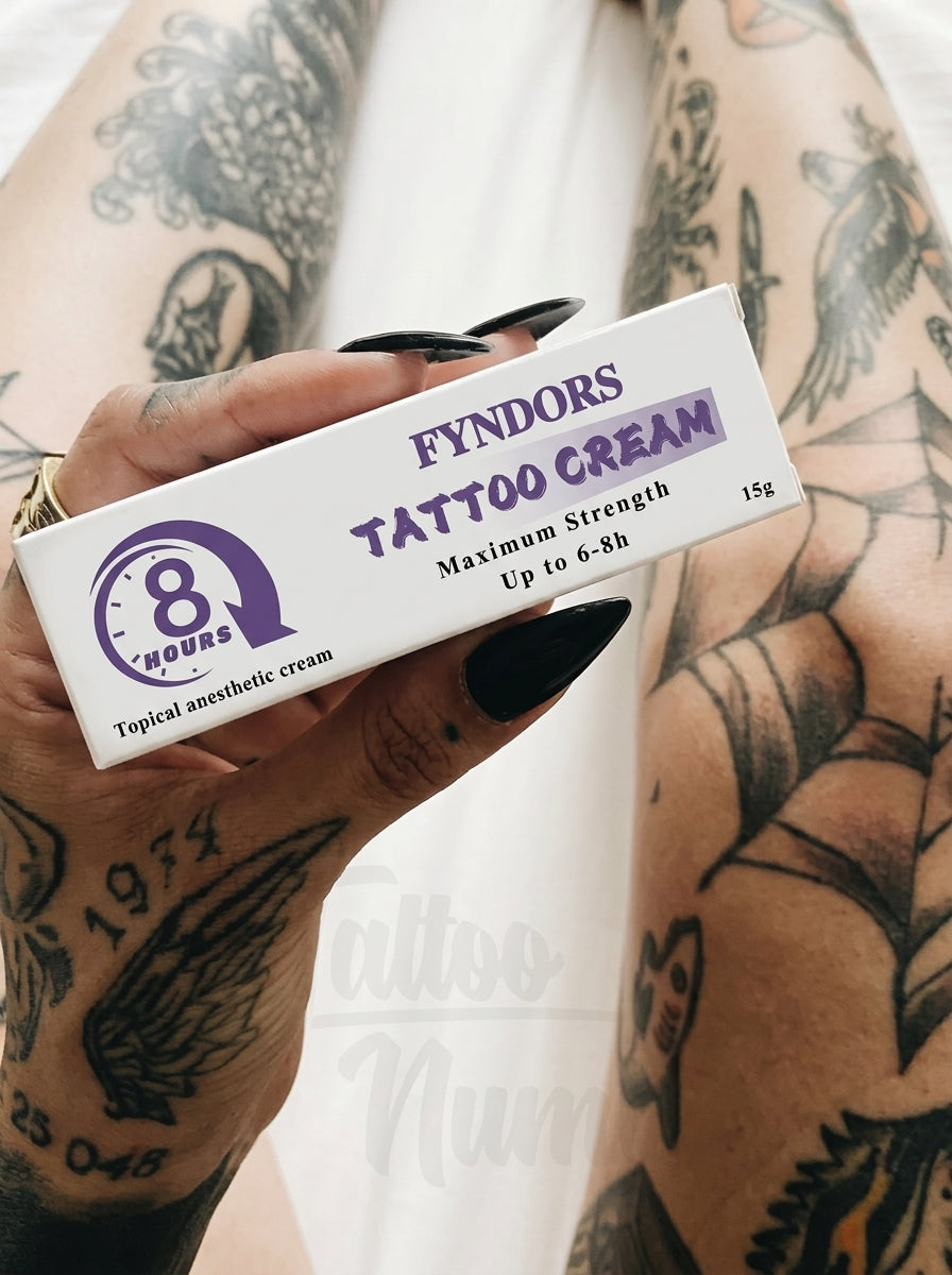 FYNDORS numbing cream in use